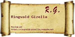 Ringvald Gizella névjegykártya